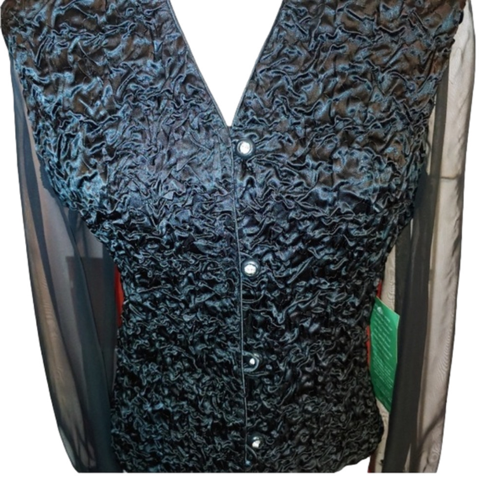 NWT Jeffery & Dara Evening Blouse 8
